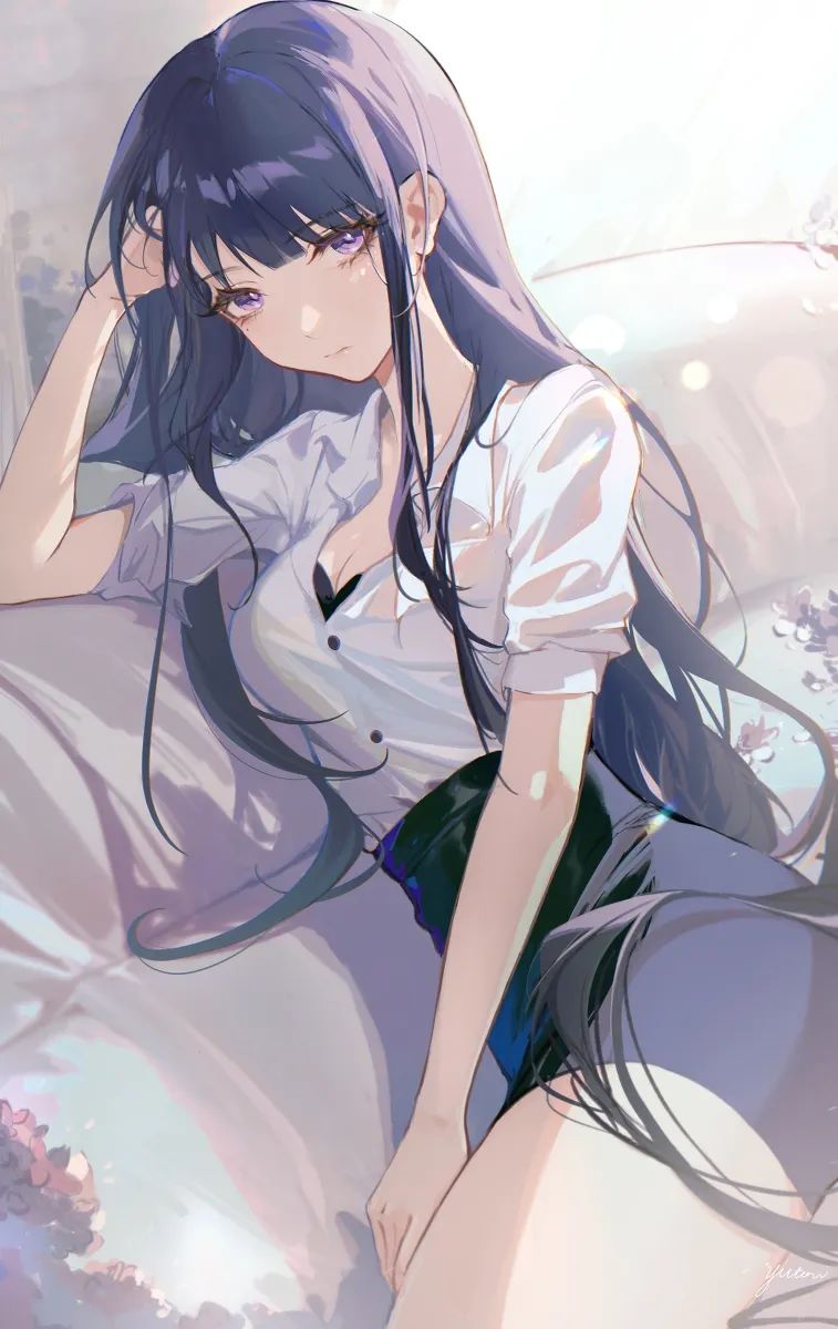 雷电将军安慰部下图-雷电将军图片大全