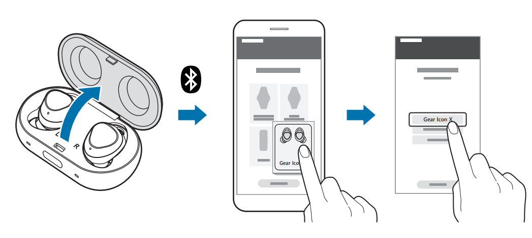 三星Gear IconX 2018耳机连接的步骤讲解截图
