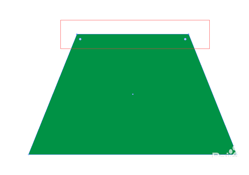 AI做出一个圆角梯形的详细操作过程截图