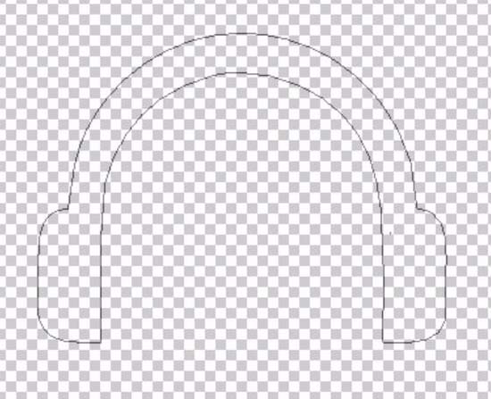 ps制作带心跳耳机图标的详细操作过程截图