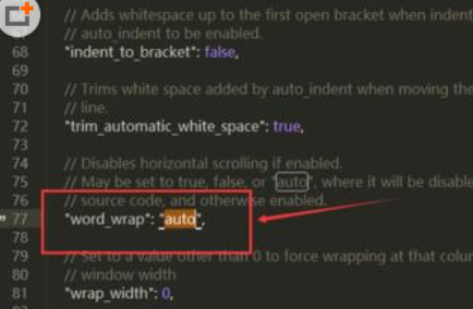 Sublime Text设置文本自动换行的操作流程截图