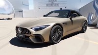 奔驰AMG SL 63定制跑车官图：金色涂装 限量100辆