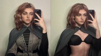 同一角色两套穿搭！美女COS老头环人物反差感十足