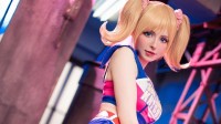 阿什莉体模COS《电锯糖心》朱丽叶：双马尾美少女