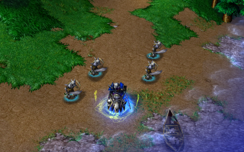 魔兽争霸3：天生的战士，出场总召唤亡灵，却是辅助的死亡骑士