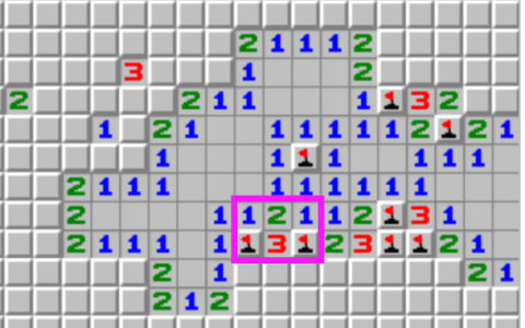 扫雷游戏小技巧