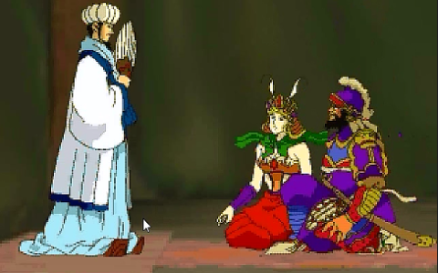 三国志孔明传，七擒七纵是游戏中的重头戏，游戏尾声孟获才加入