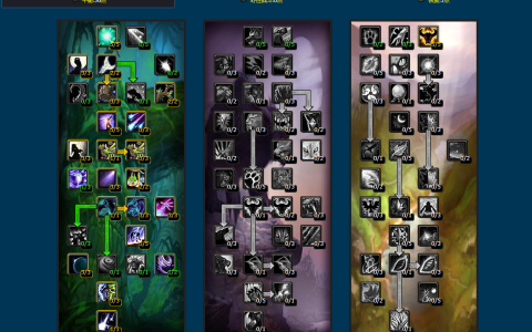 魔兽世界冰封王座wlk怀旧服：平衡鸟德完美70-80级天赋加点及雕文