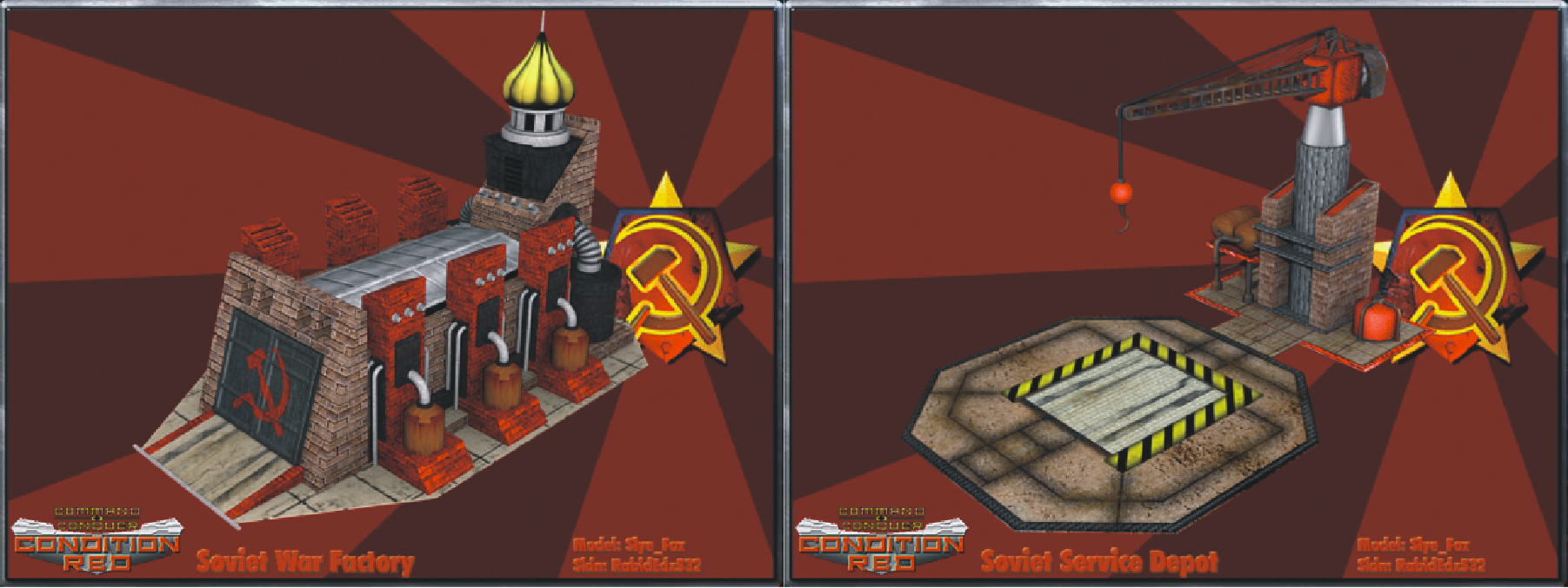 红色警戒-3D打造苏军车辆单位建筑和冷知识