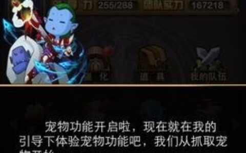 我叫mt手游全新版本宠物系统玩法详尽解析